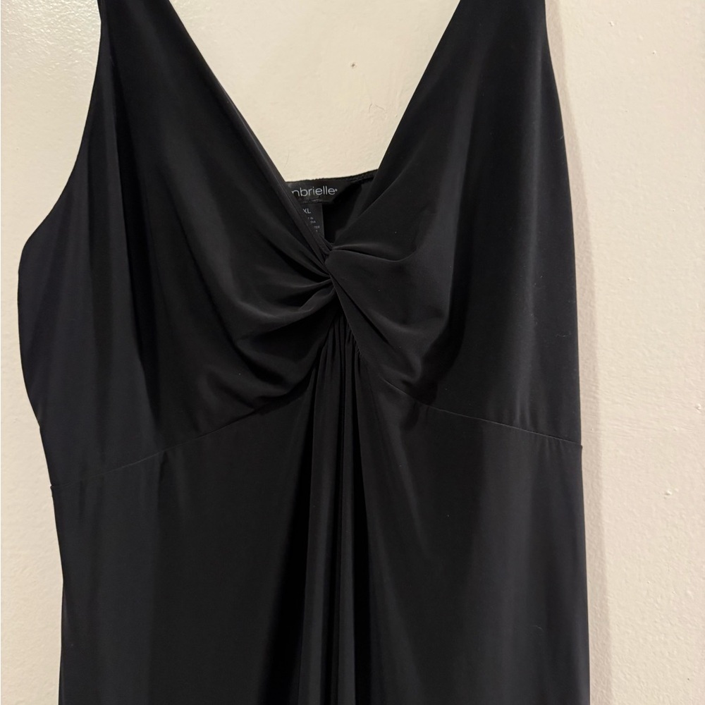 Elegant Black Maxi Slip Dress
